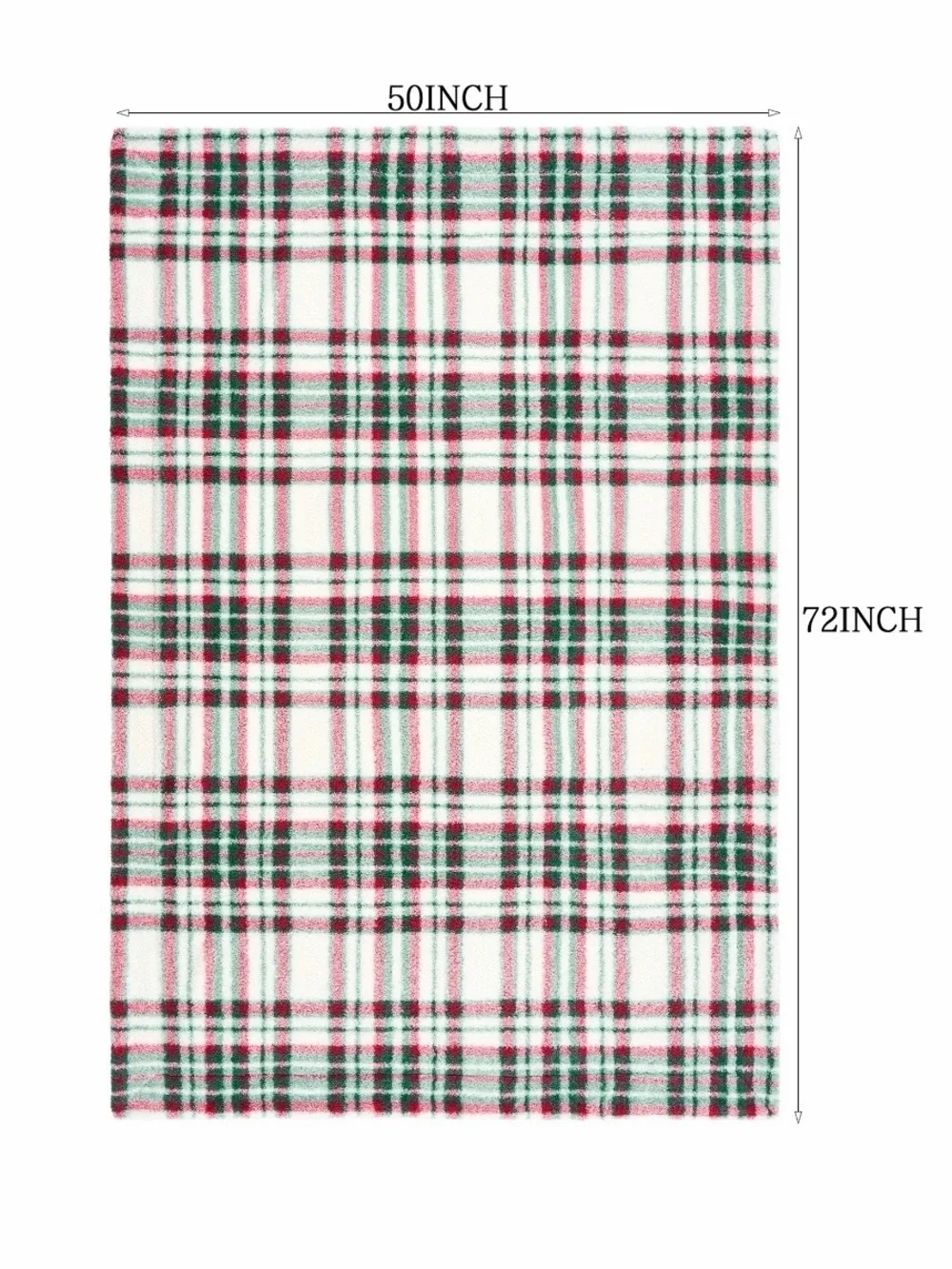 EverGrace Cozy Christmas Throw 50x72” New